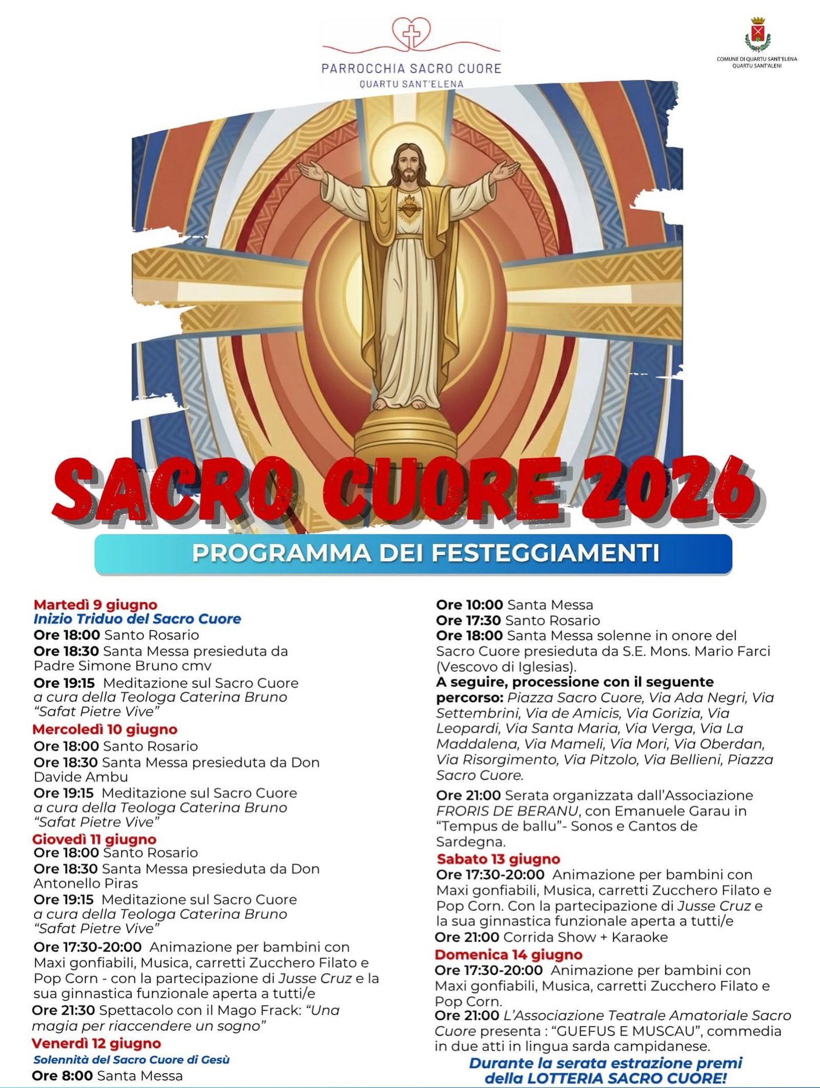 FESTA DEL SACRO CUORE, 2026