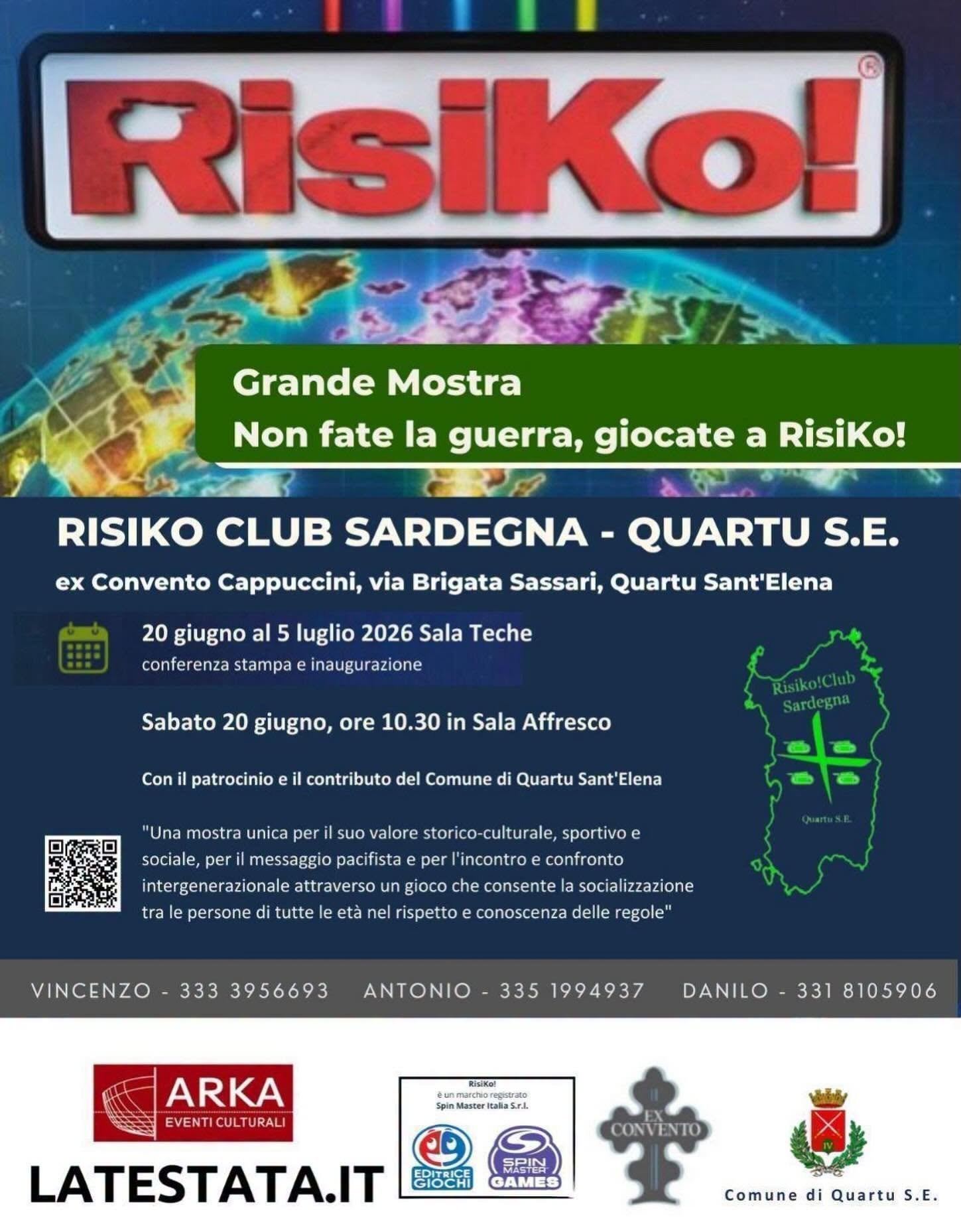 Non fate la guerra, giocate a RisiKo!