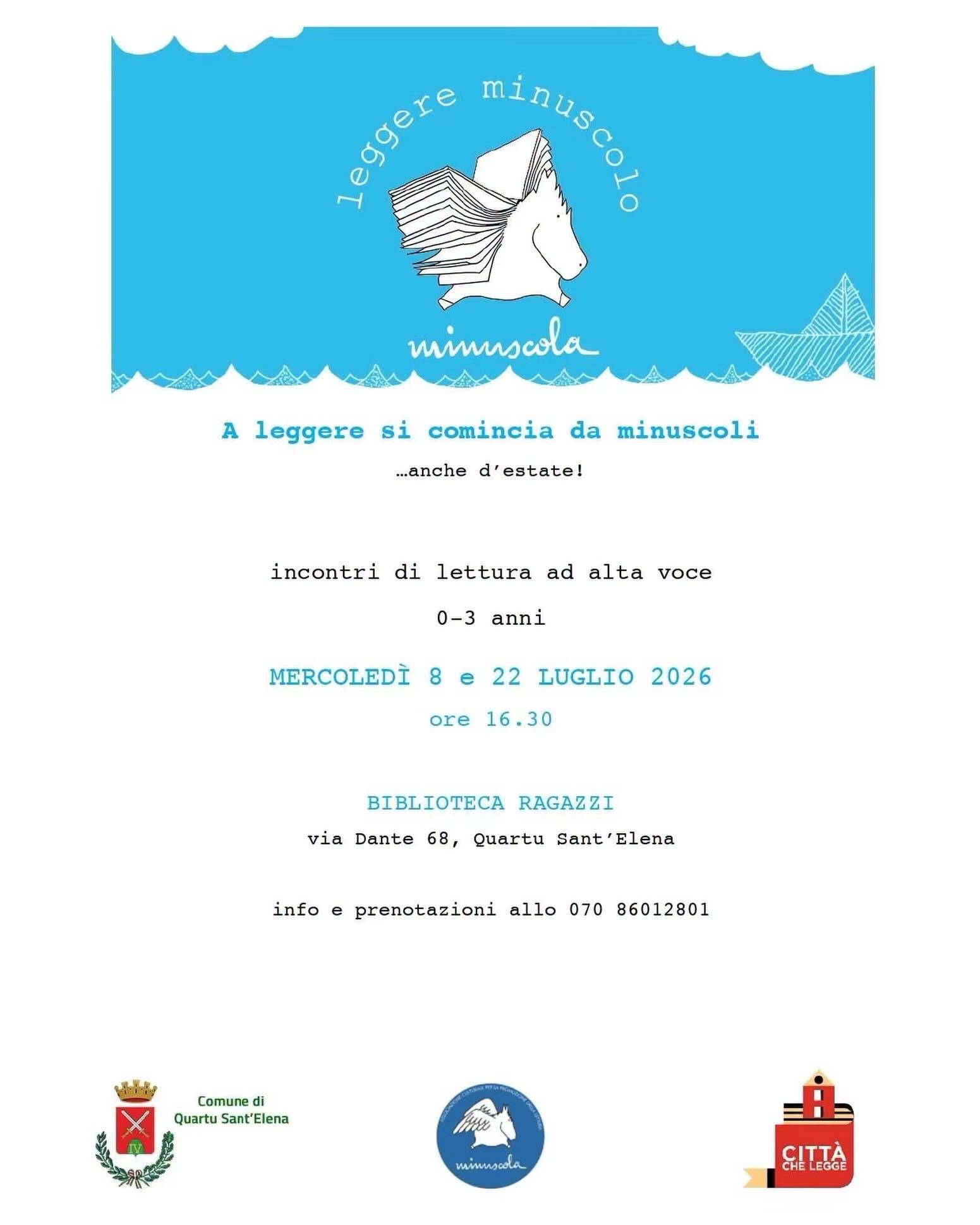 Anche d’estate si legge minuscolo