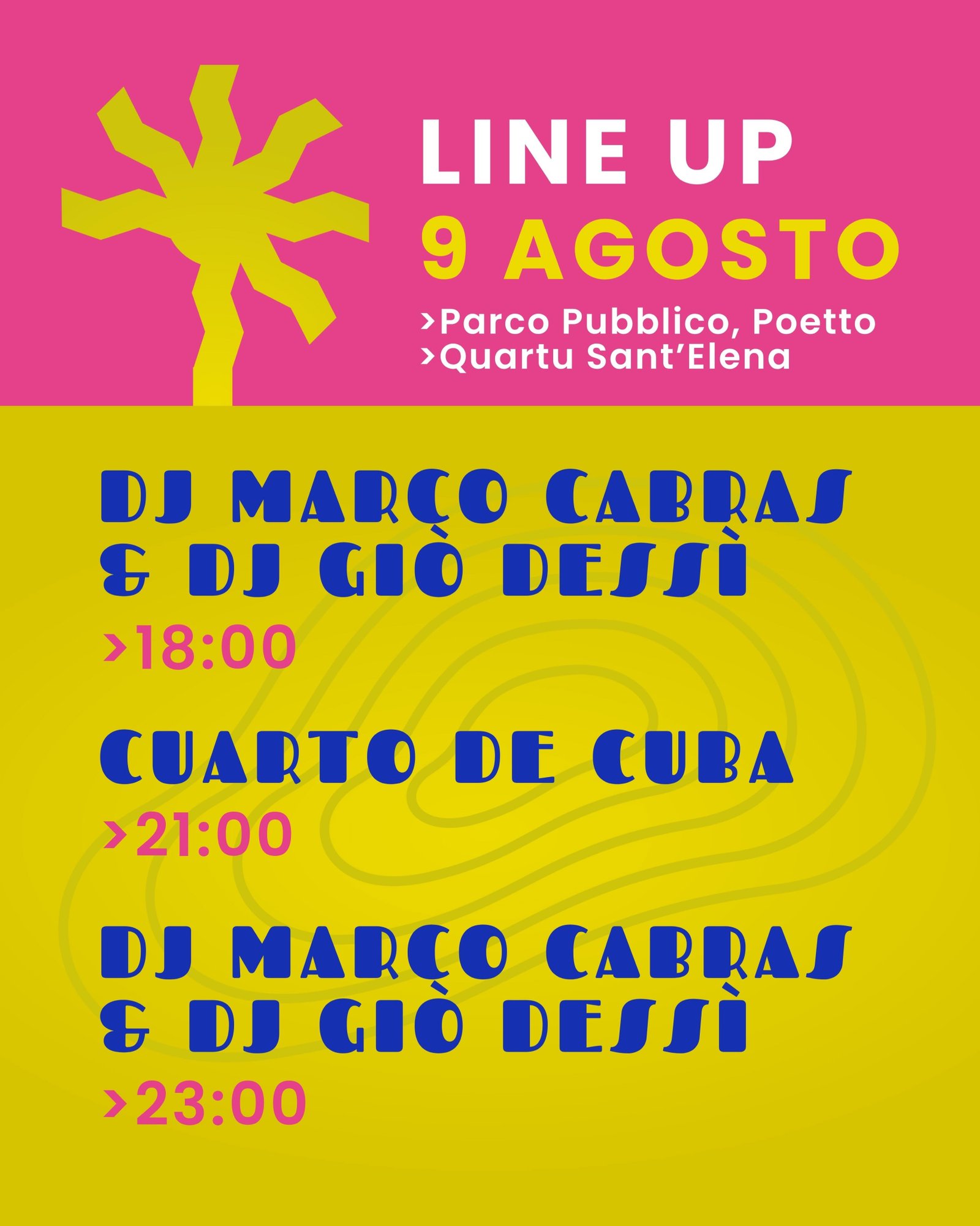 LINE UP - Poetto