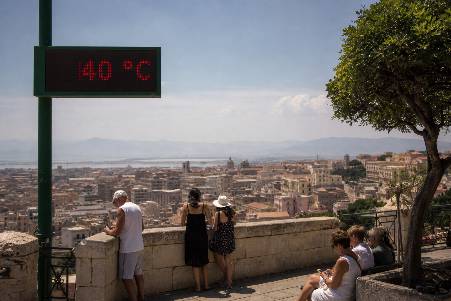 Allerta caldo a Cagliari prorogata: confermato il livello 3 del Ministero
