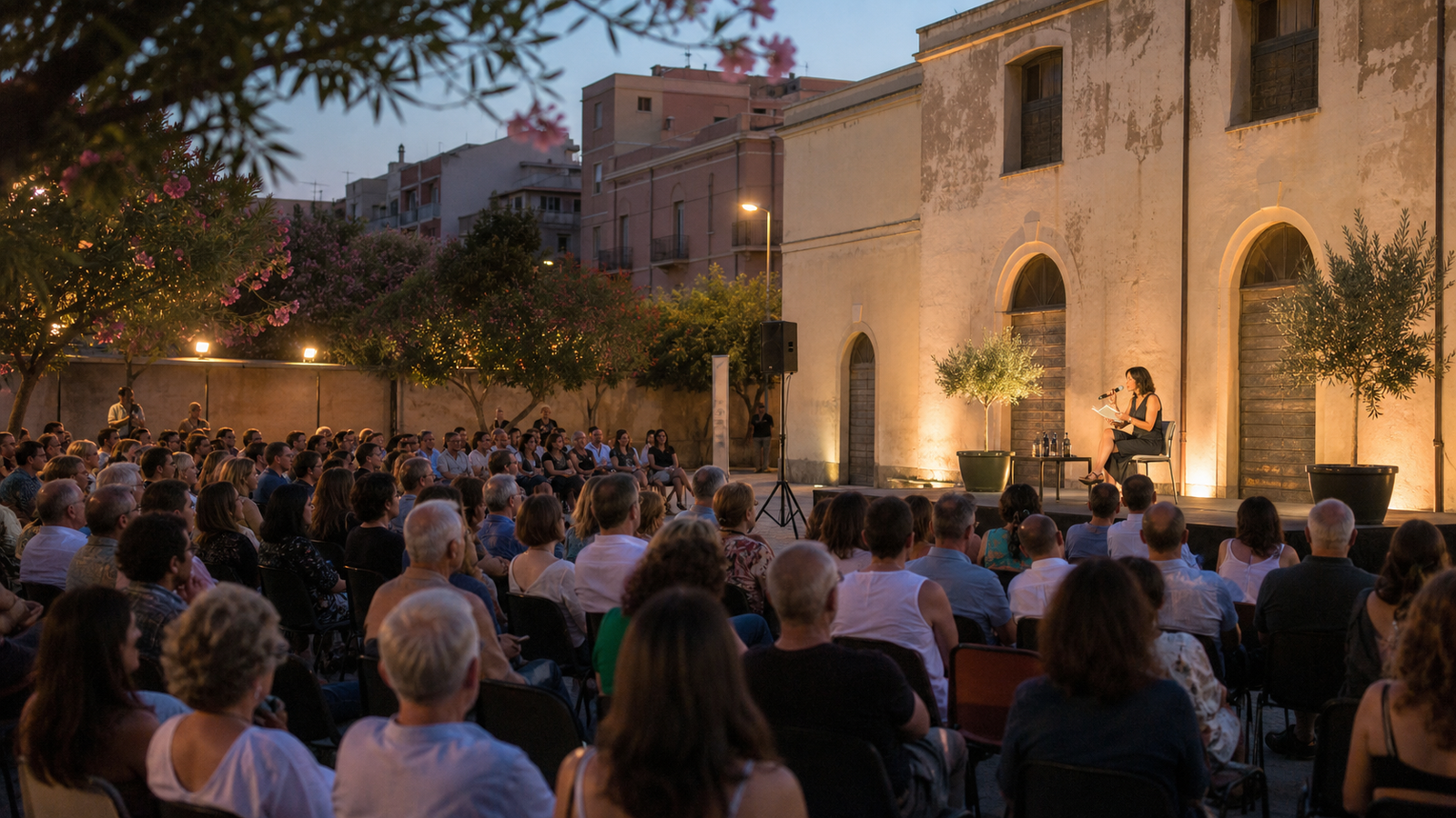 Sigfrido Ranucci a Quartu Sant'Elena per il festival Argonautilus