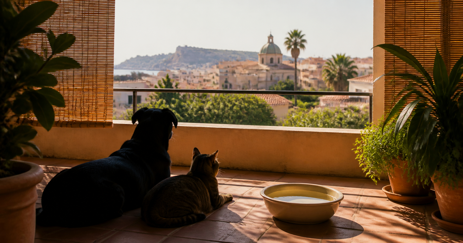 Quartu vieta l'esposizione di cani e gatti al caldo senza riparo nelle ore centrali