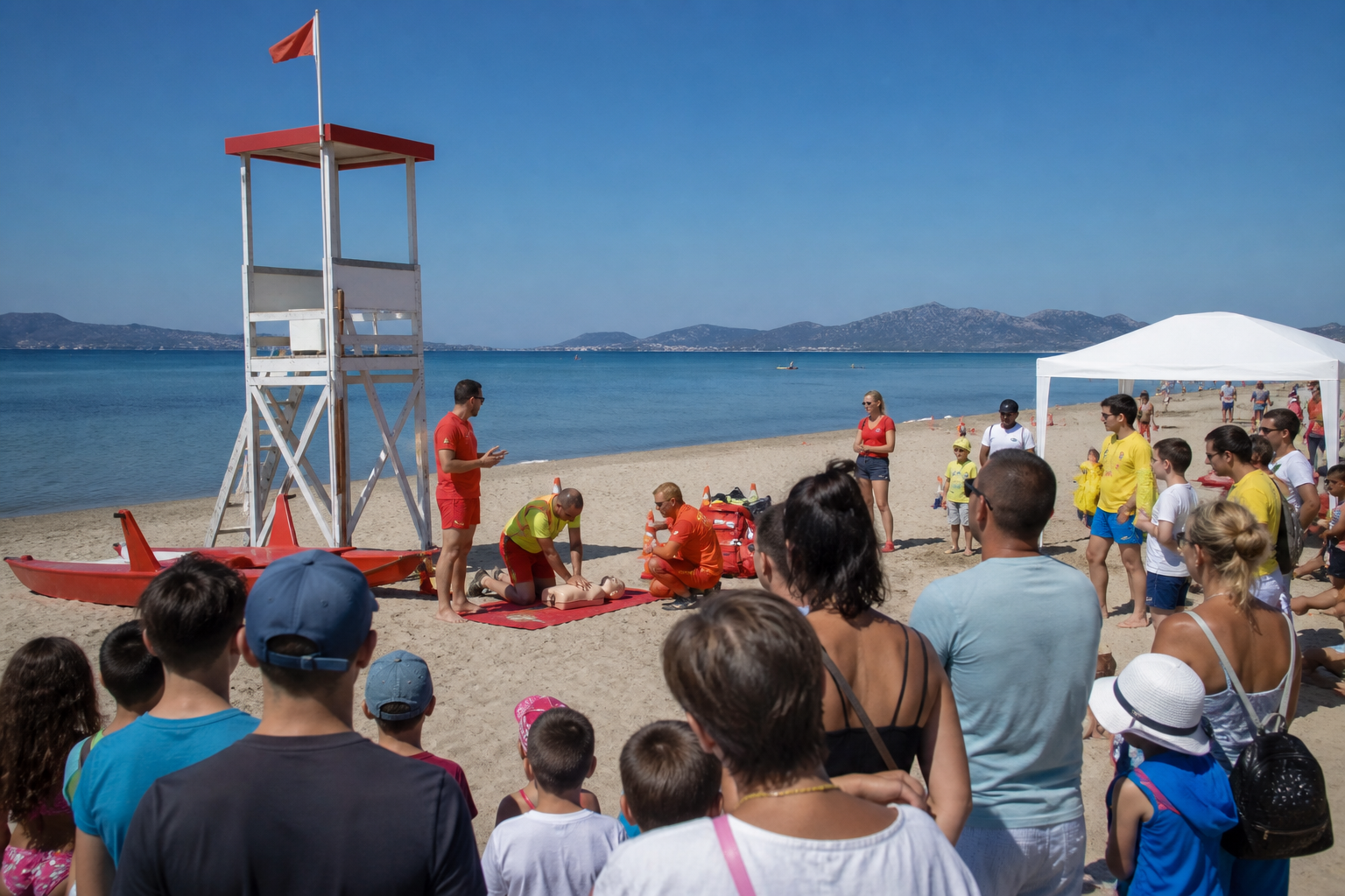 Poetto di Quartu, una giornata per la prevenzione dell'annegamento