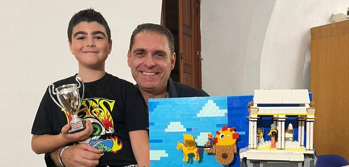 Il baby genio dei Lego è di Quartu, Lorenzo Ibba vince con “Pollon e gli Dei dell’Olimpo”