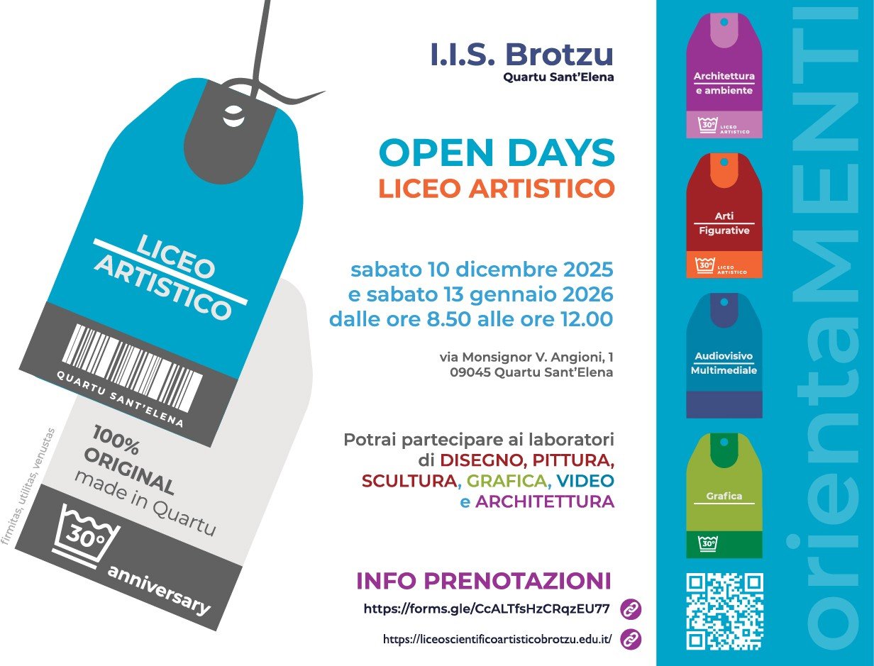 COMUNICAZIONE OPEN DAY LICEO ARTISTICO PER IL SITO DELL'ISTITUTO