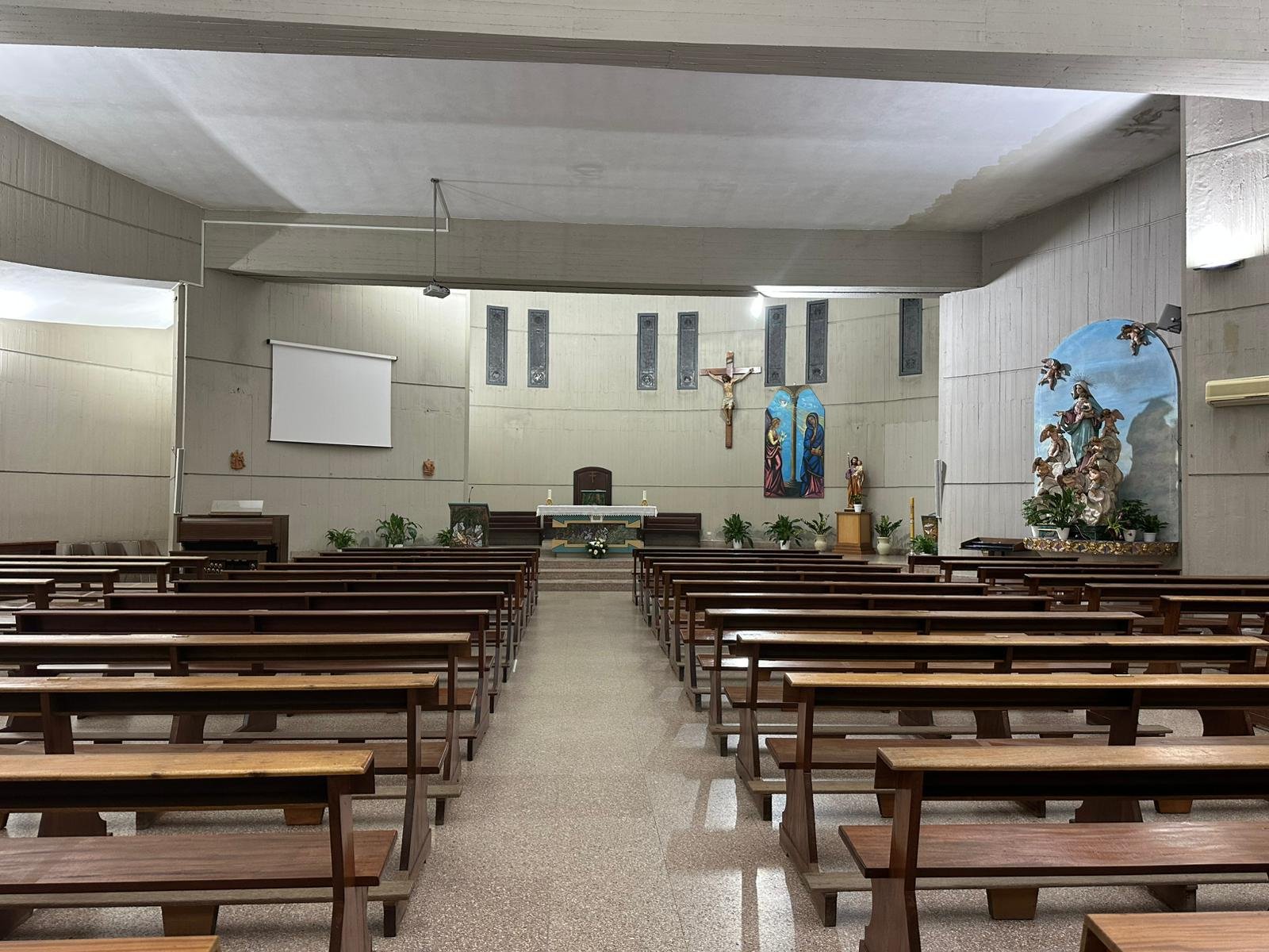 La Messa di Natale trasmessa dalla chiesa di Santa Maria degli Angeli di Flumini in diretta streaming