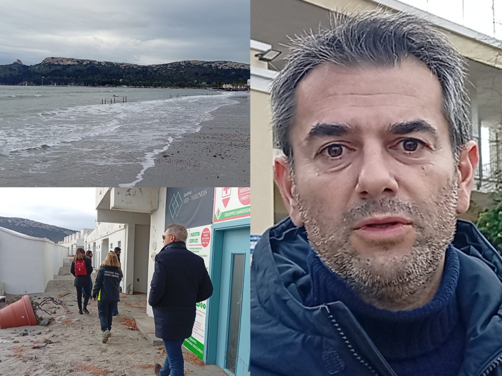 Ciclone Harry, Poetto devastato a Cagliari: danneggiati stabilimenti e “divorati” tratti di spiaggia