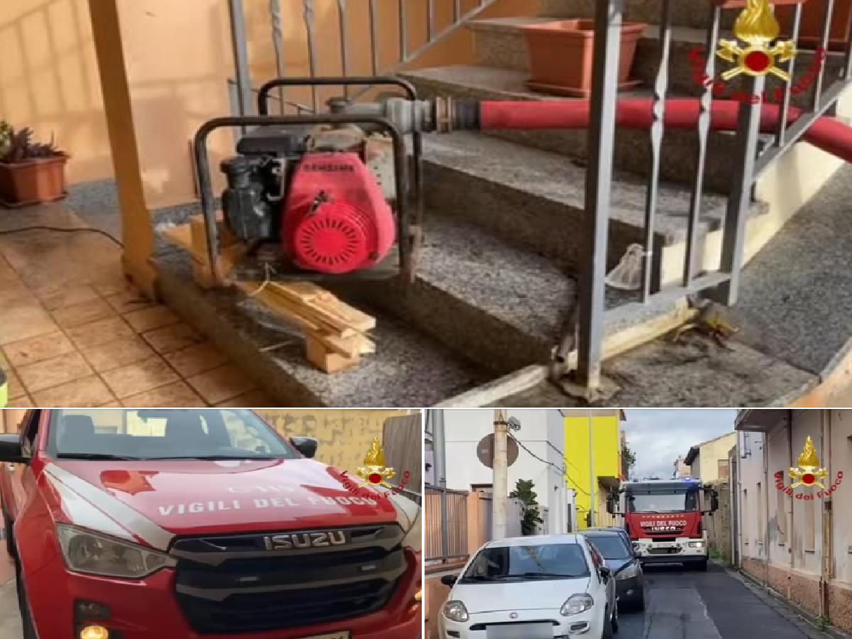 Il maltempo picchia senza eccessi il Cagliaritano: scantinati allagati e qualche albero crollato