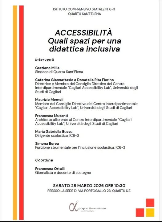 Convegno accessibilità: spazi per una didattica inclusiva