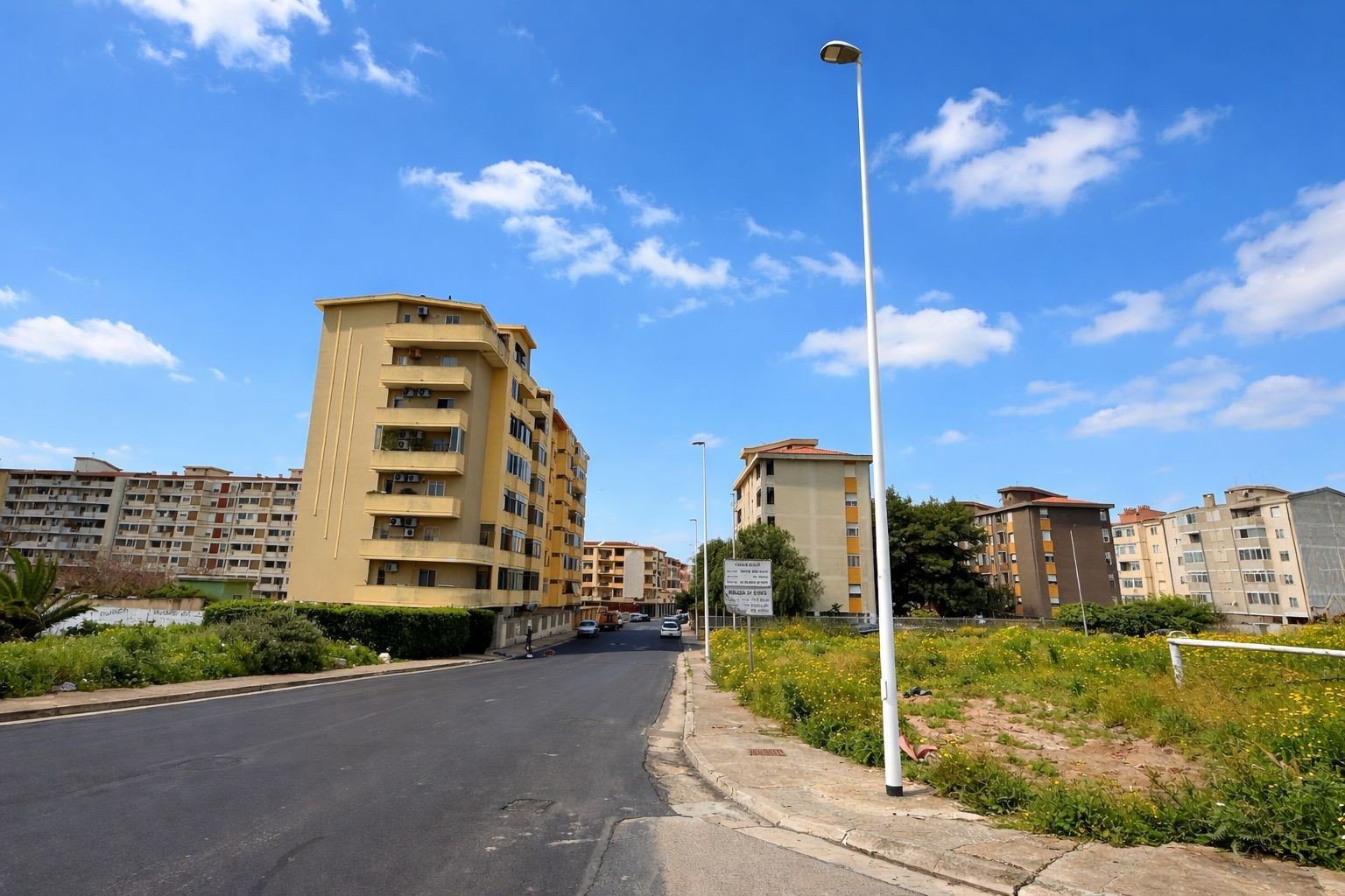 Dopo il bitume in via Sant'Antonio arriva anche l'illuminazione, da oggi lampade accese nel tratto tra via Grecia e viale Europa