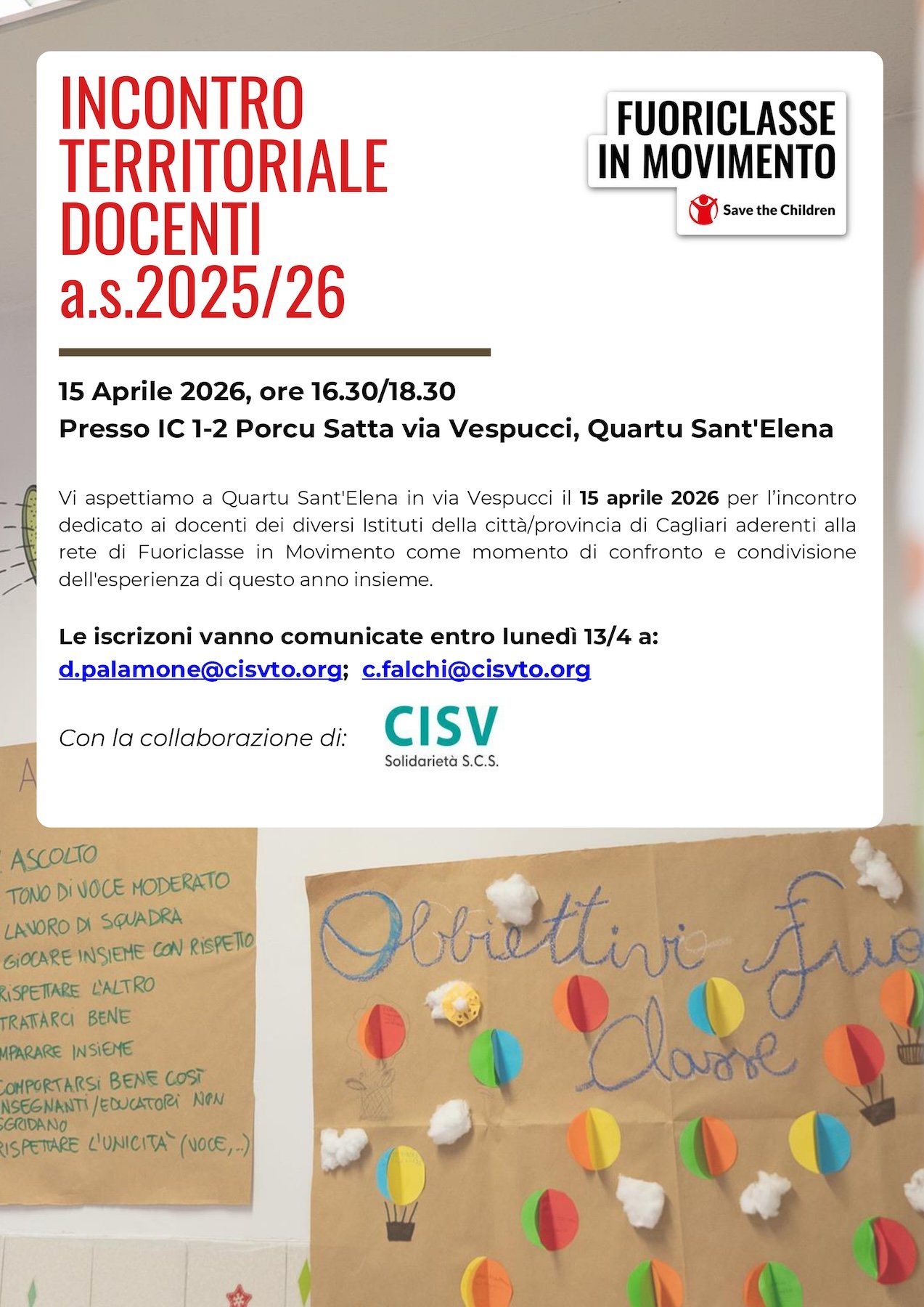 INCONTRO TERRITORIALE DOCENTI a.s.2025/26