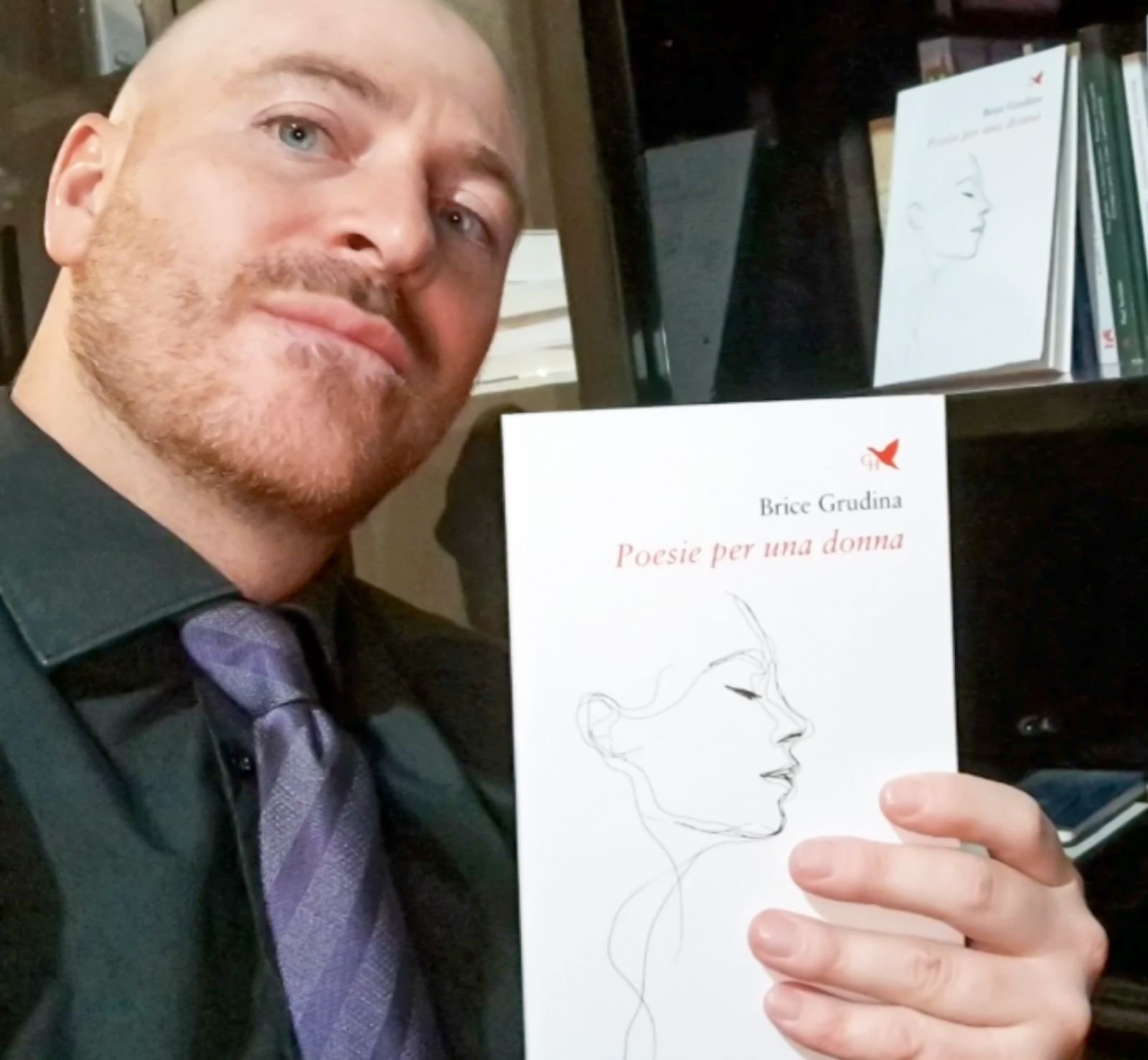 La Biblioteca Centrale ospita la presentazione del libro “Poesie per una donna” di Brice Grudina