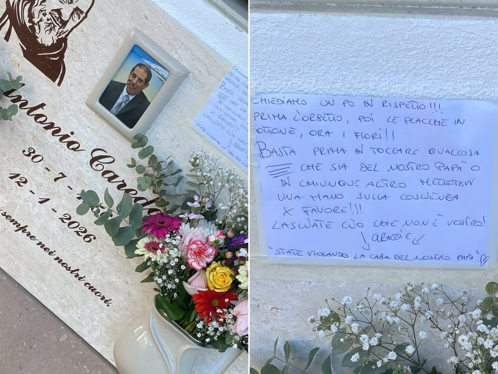 Ladri al cimitero di Quartucciu, la rabbia di una figlia: “Basta profanare la tomba di mio papà”