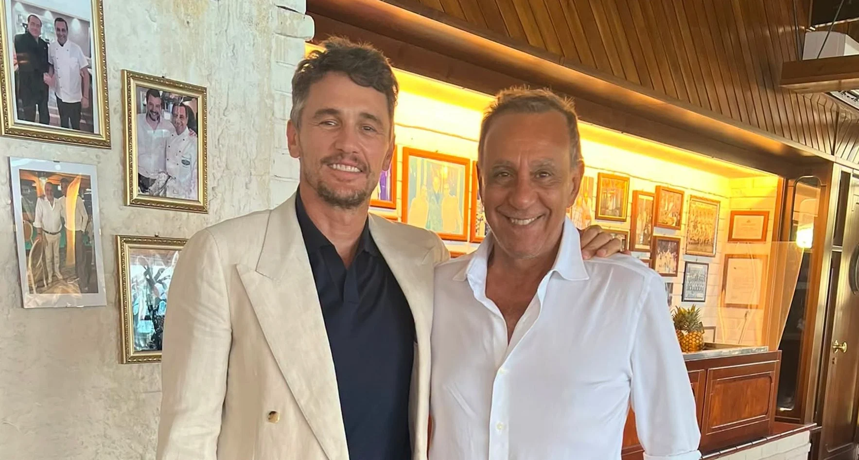Hollywood a Cagliari: James Franco al ristorante “Lo Scoglio”