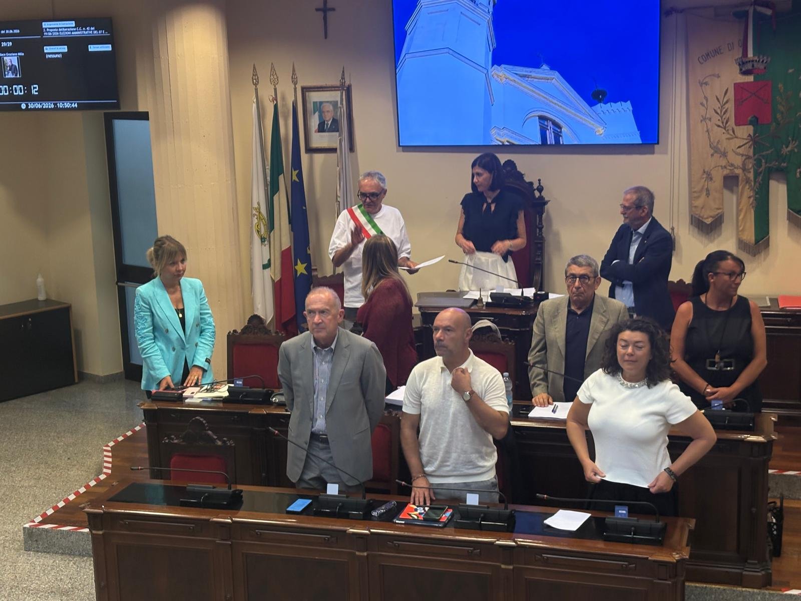 Prima seduta di Consiglio comunale post elezioni: Tonio Pani eletto Presidente, approvato l'Avanzo di Amministrazione