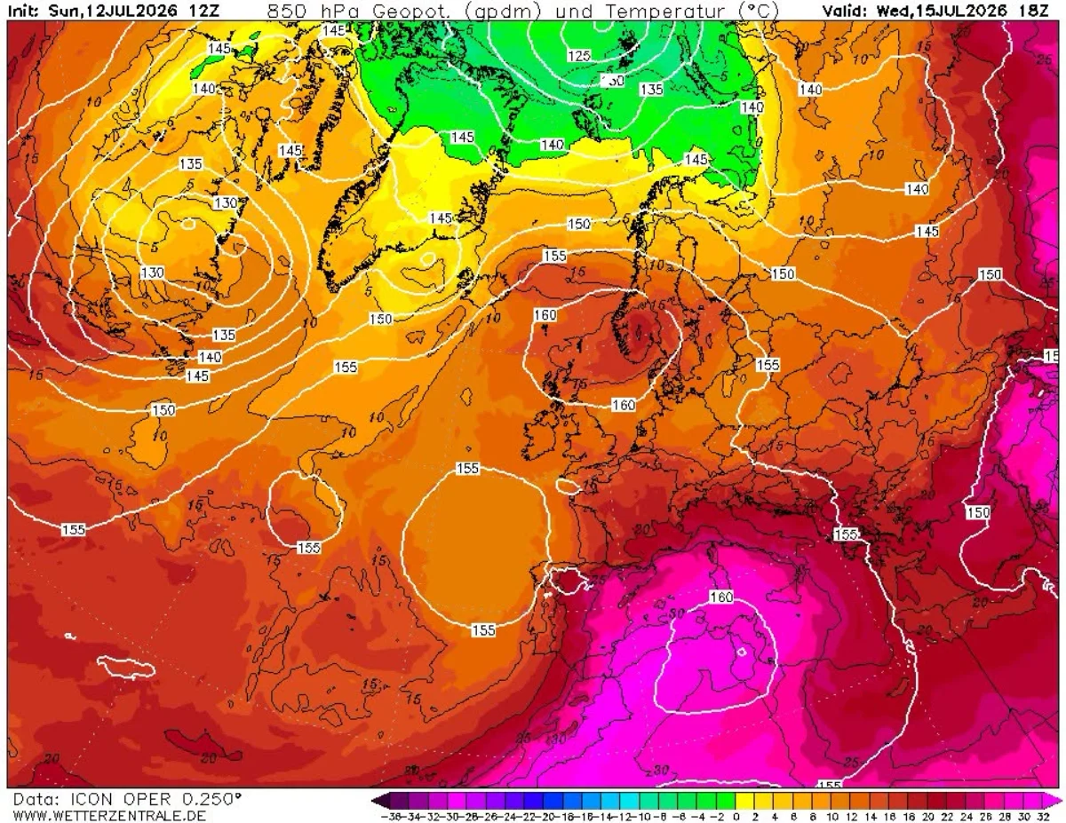 Caldo torrido in Sardegna, toccati già quasi 43°C: in arrivo la fase più severa con picchi fino a 46°C