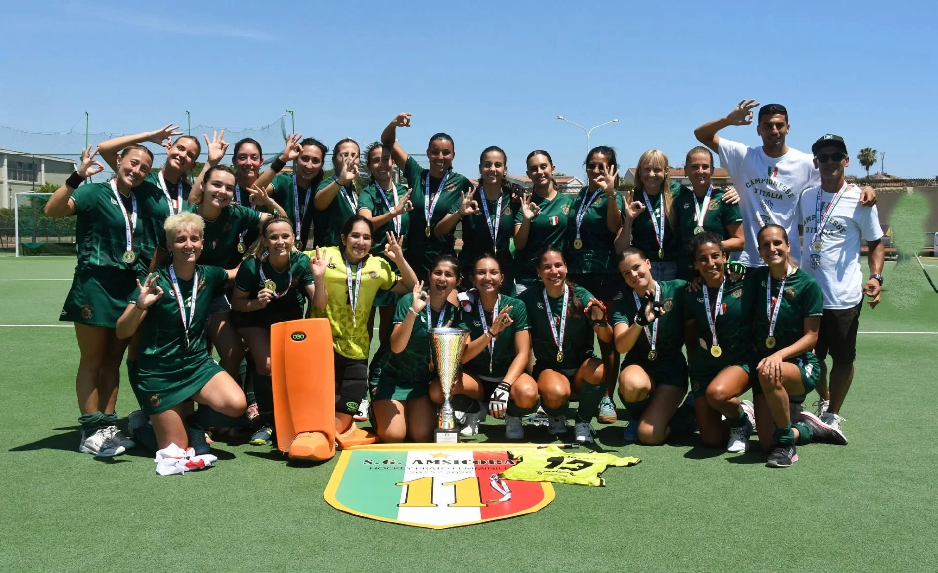 Campionesse d’Italia senza sponsor: l’Amsicora Hockey di Cagliari costretta alla colletta per le trasferte