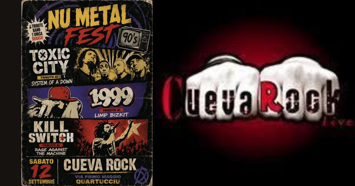 Riff travolgenti e nostalgia anni ’90: al Cueva Rock di Quartucciu arriva il Nu Metal Fest