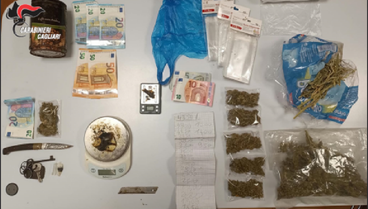 Quartu, pusher tradito dalla fretta in manette: a casa aveva hashish e marijuana