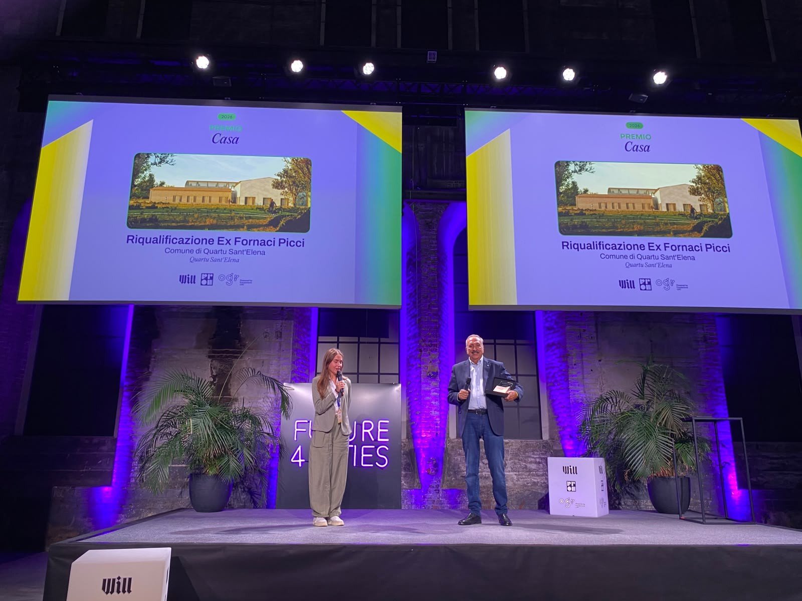 Quartu premiata al Festival Future4Cities, la riqualificazione delle Fornaci Picci scelto come miglior progetto italiano