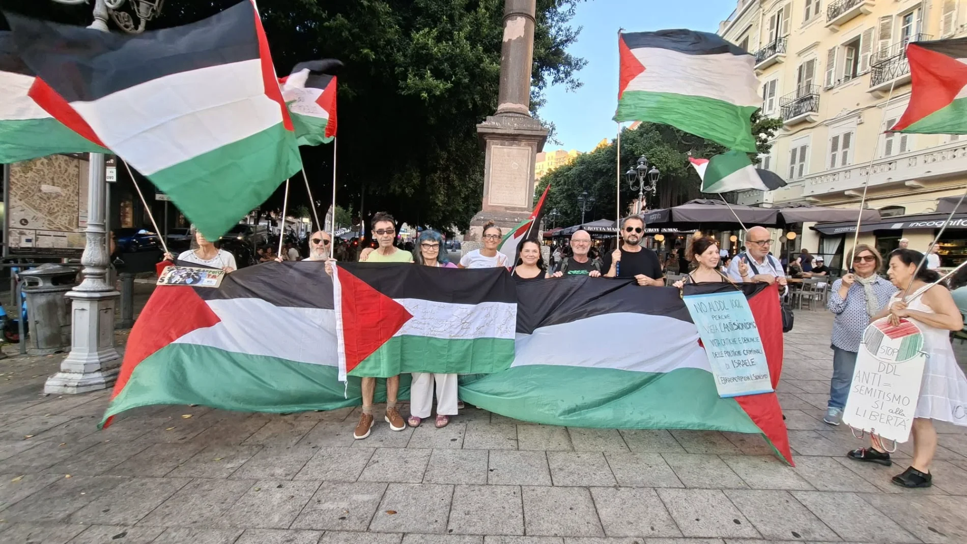 Cagliari manifesta per la Palestina Libera: appuntamento il 10 ottobre in Piazza Costituzione