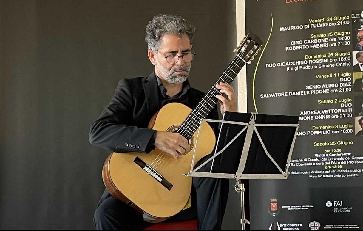 All'Ex Convento dei Cappuccini un nuovo concerto del chitarrista classico quartese Simone Onnis